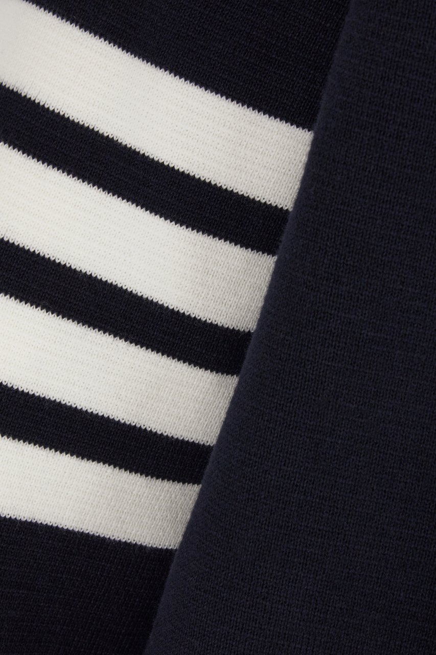 Thom Browne Thom Browne Navy blue cotton sweater Blauw