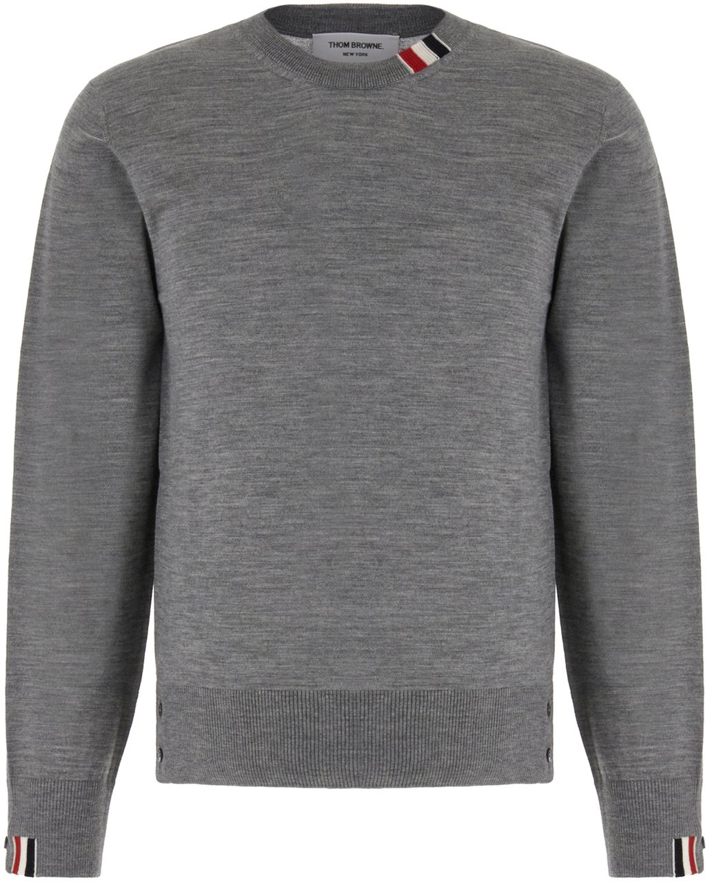 Thom Browne Thom Browne Grey wool blend sweater Grijs