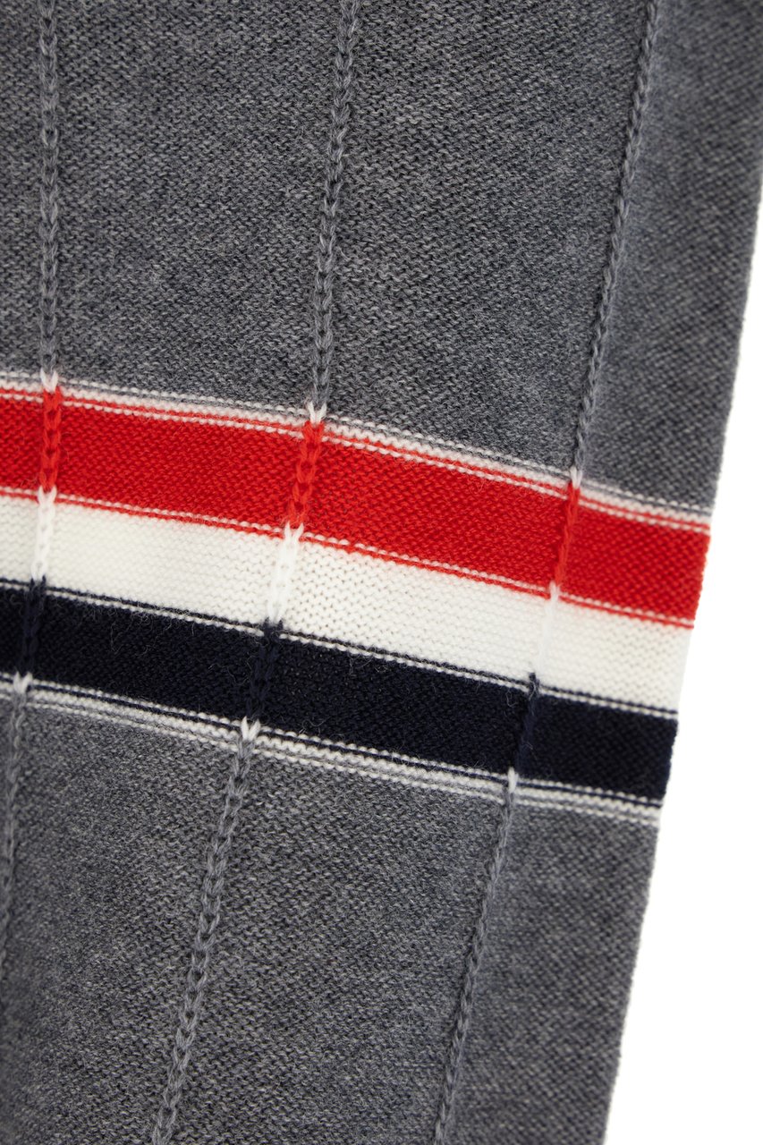 Thom Browne Thom Browne Dark grey wool sweater Grijs