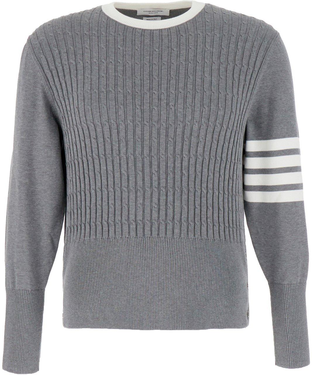Thom Browne Thom Browne Grey cotton sweatshirt Grijs