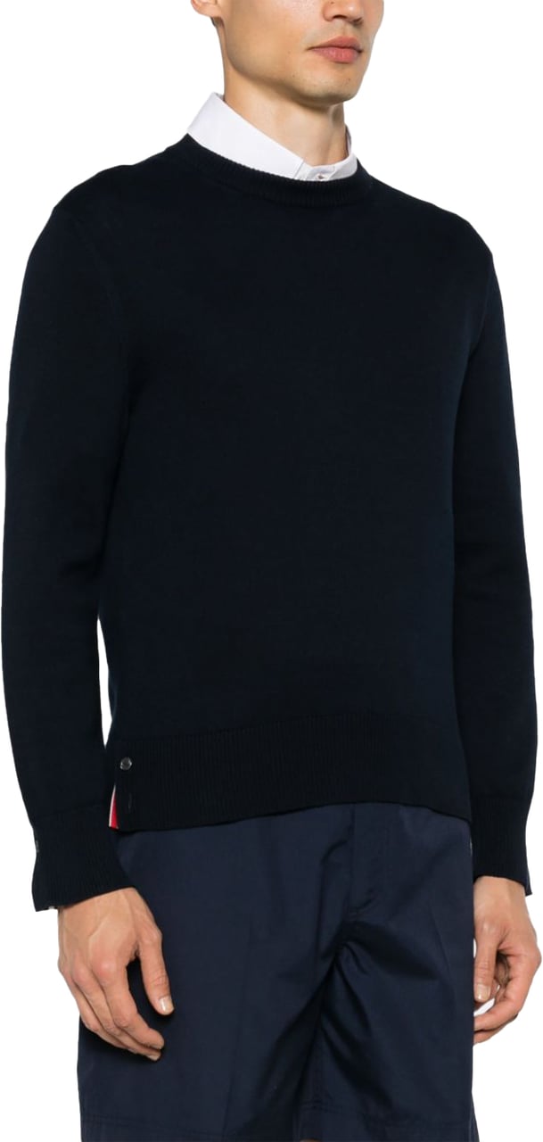 Thom Browne Sweaters Blue Blauw