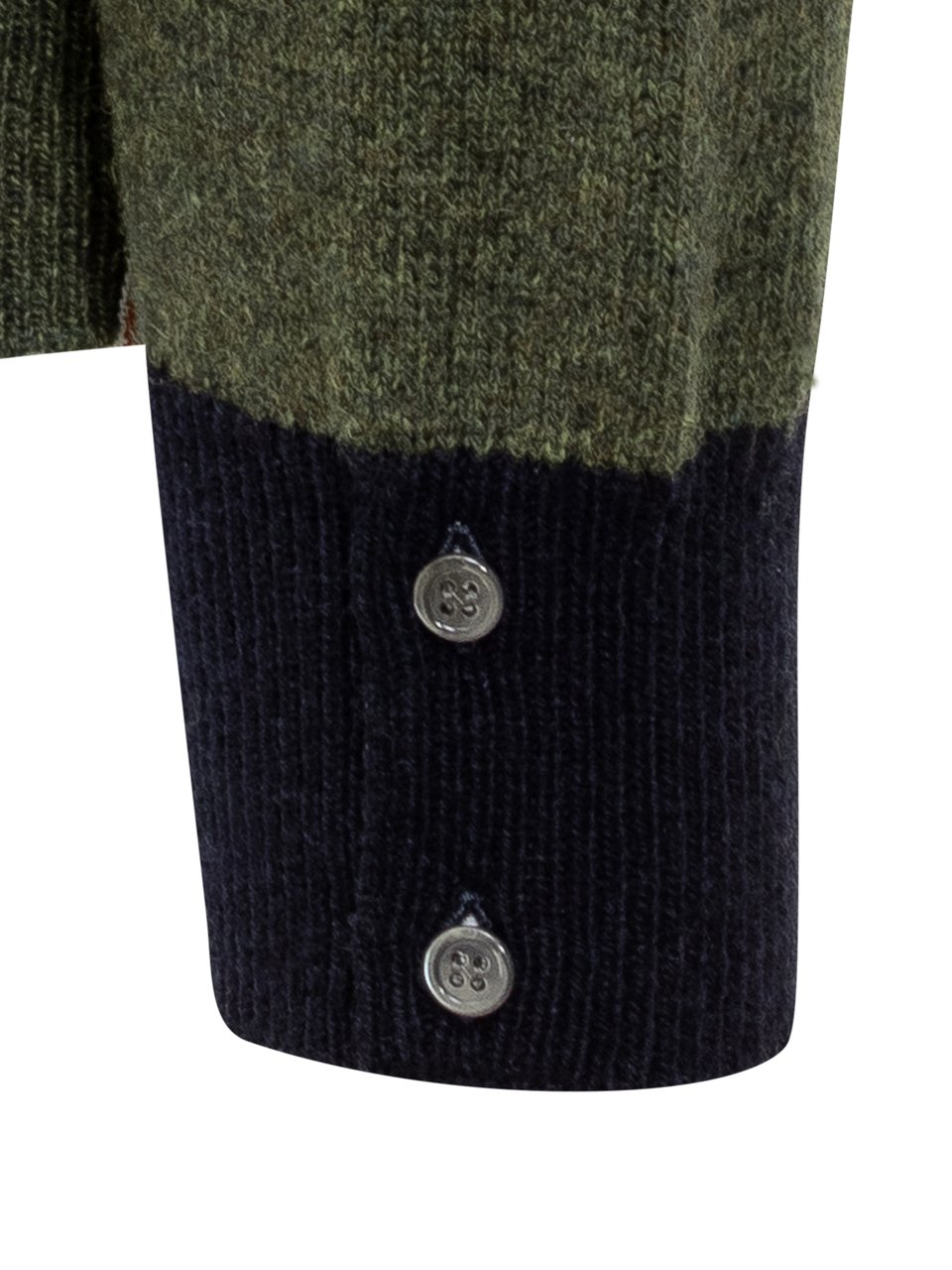 Thom Browne Thom Browne Maglia Verde con Dettagli a Contrasto Groen