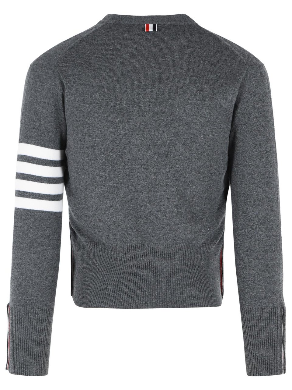 Thom Browne V-Neck Cardigan Grijs