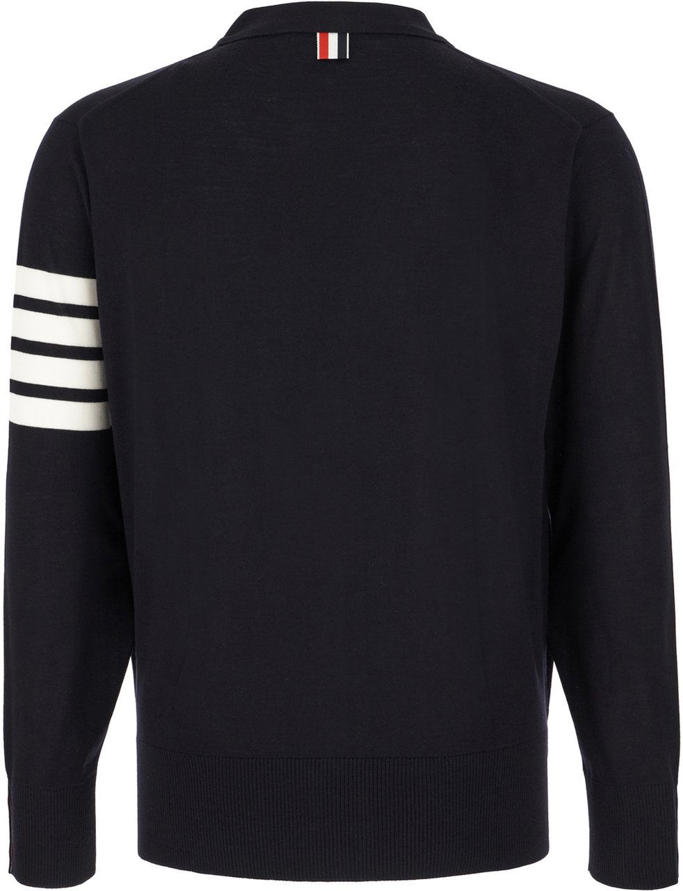 Thom Browne Midnight blue wool cardigan Blauw