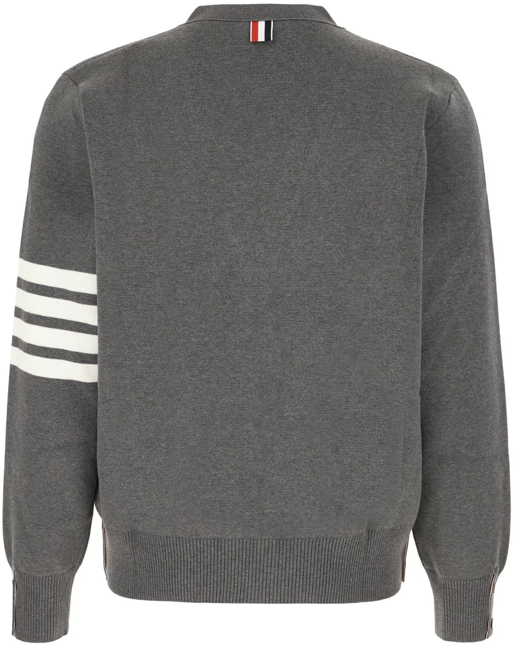 Thom Browne Grey wool cardigan Grijs