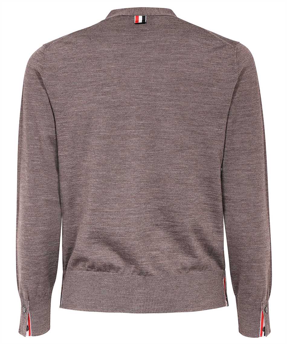 Thom Browne Virgin wool cardigan Bruin
