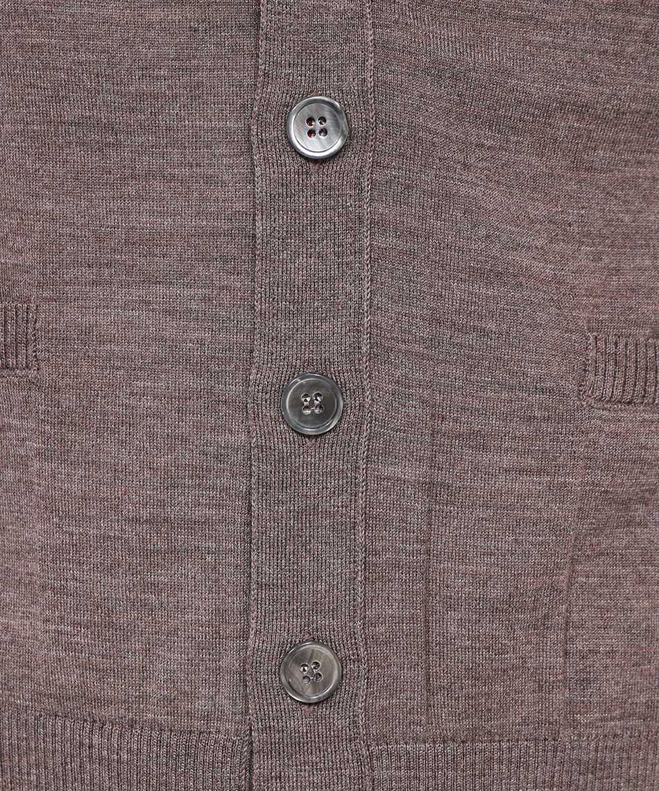 Thom Browne Virgin wool cardigan Bruin