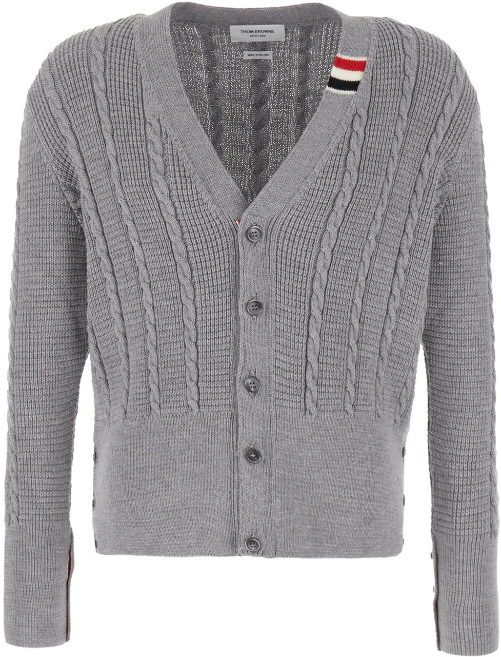 Thom Browne Thom Browne Grey wool sweater Grijs