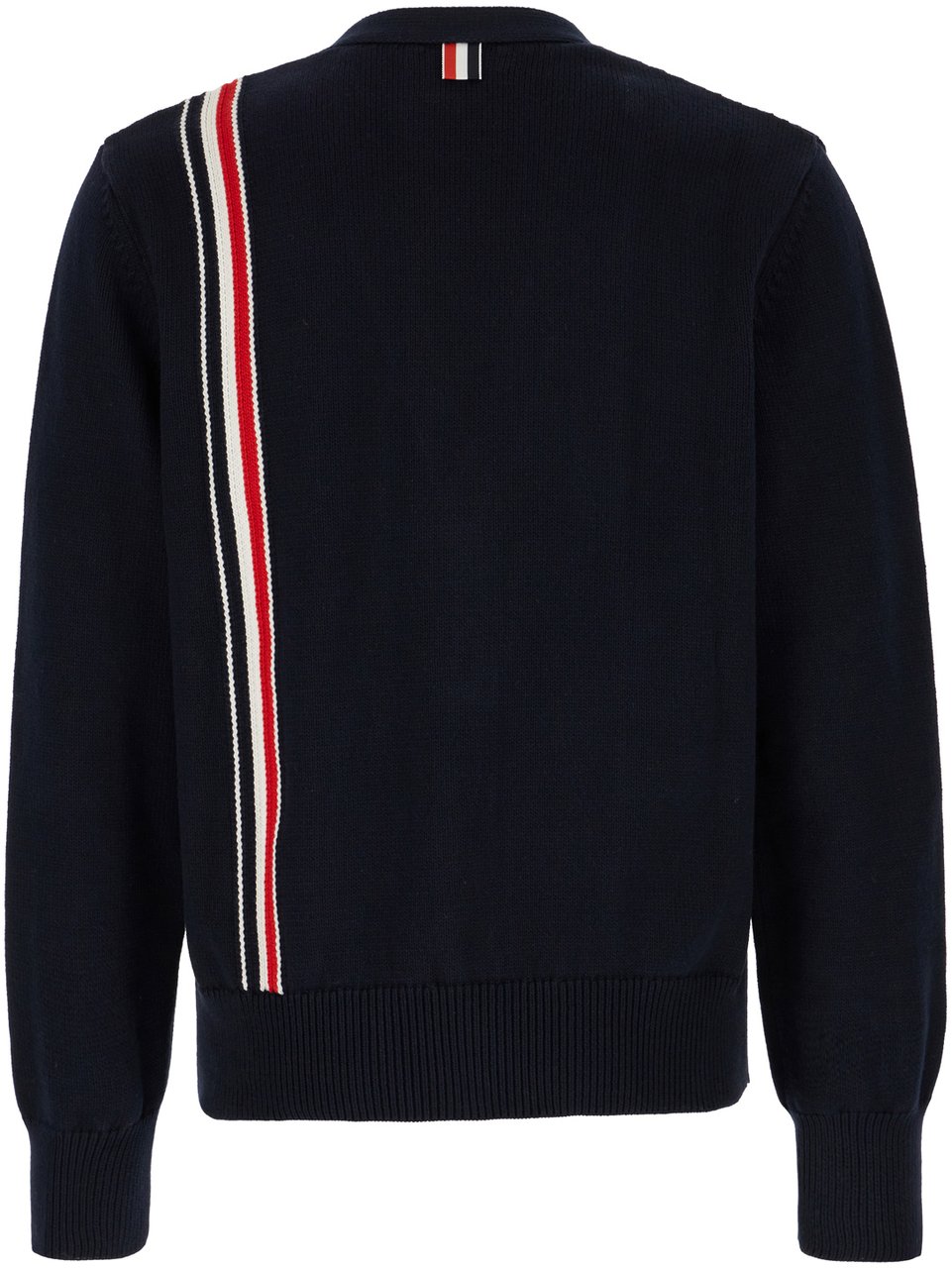 Thom Browne Thom Browne Midnight blue cotton cardigan Blauw