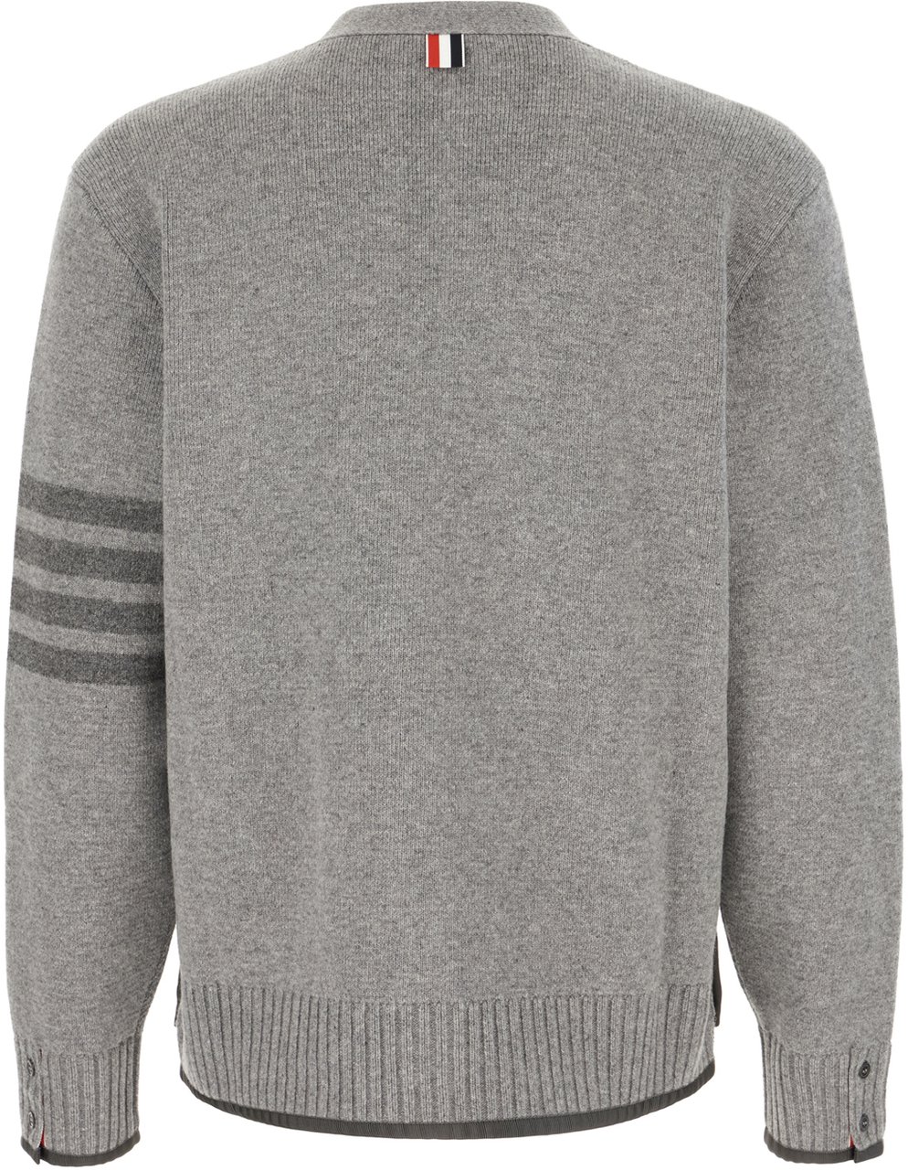 Thom Browne Thom Browne Grey wool cardigan Grijs