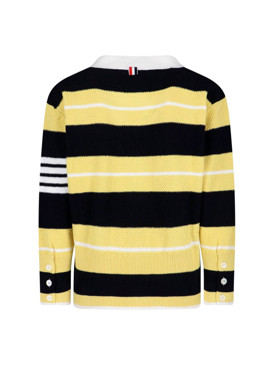Thom Browne Striped Cardigan – Yellow Geel