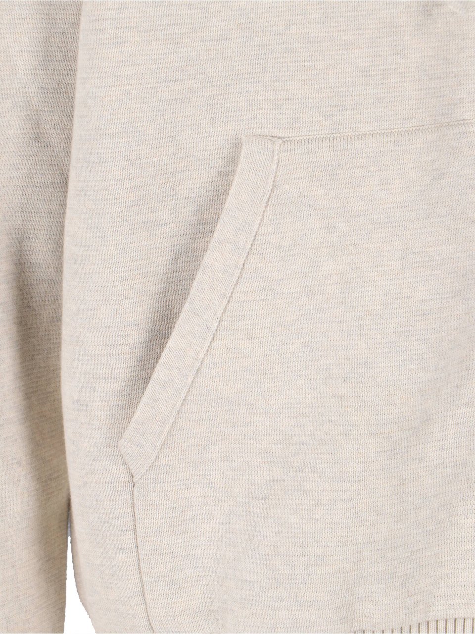 Thom Browne Beige 4-Bar Zip-Up Cotton Hoodie Neutraal