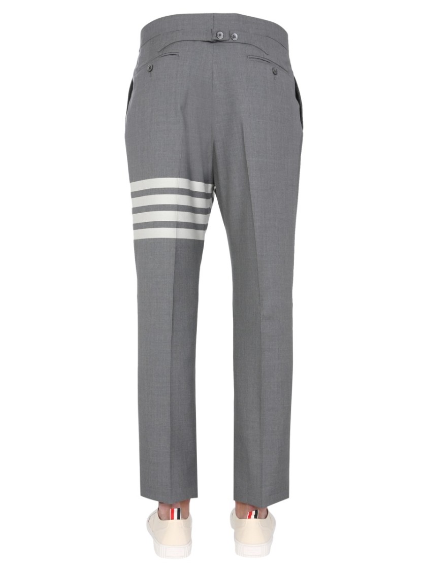 Thom Browne Classic Pants With Martingale Grijs