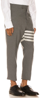Thom Browne Trousers Grey Grijs