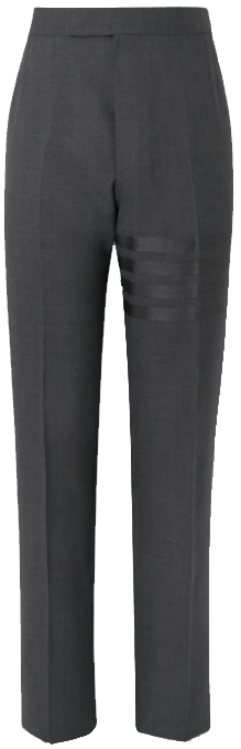 Thom Browne Trousers Grigio Antracite Grijs