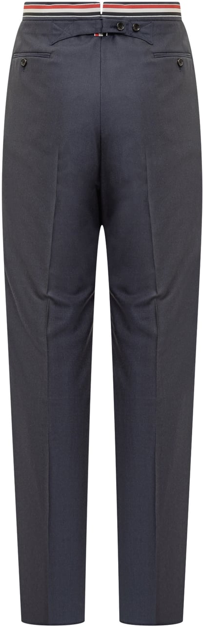Thom Browne Pantalone con Tricolore Blauw