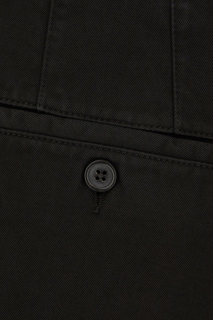 Thom Browne Thom Browne Black cotton pants Zwart