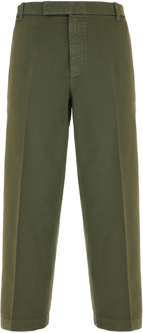 Thom Browne Thom Browne Green cotton pants Groen