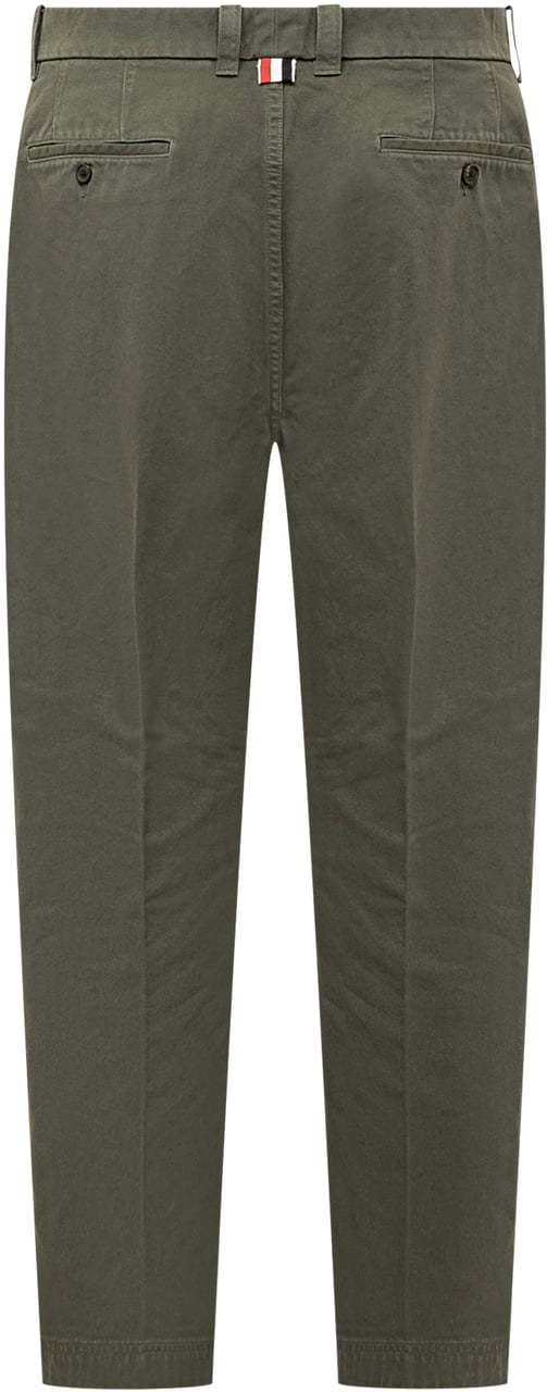 Thom Browne Thom Browne Green cotton pants Groen