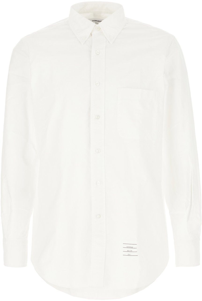 Thom Browne Thom Browne White cotton shirt Wit