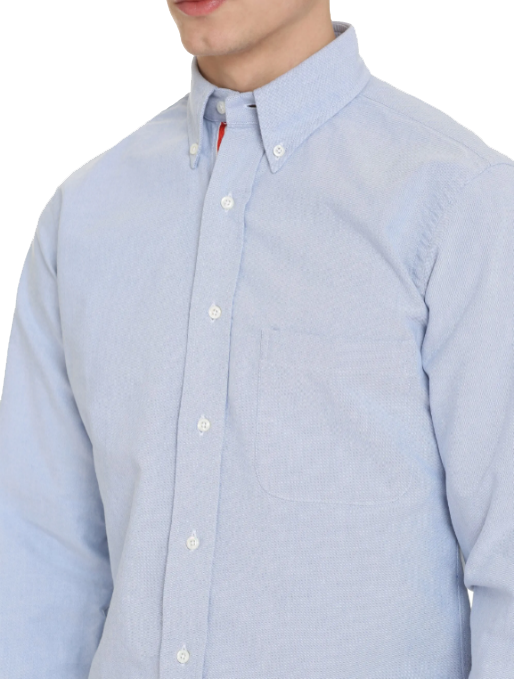 Thom Browne Shirts Light Blue Blauw