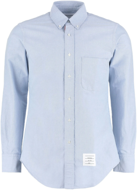 Thom Browne Shirts Light Blue Blauw