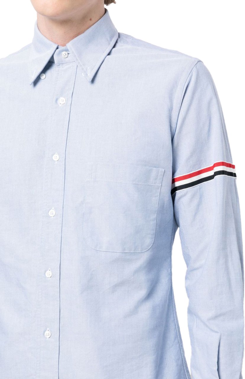 Thom Browne Shirts Clear Blue Blauw