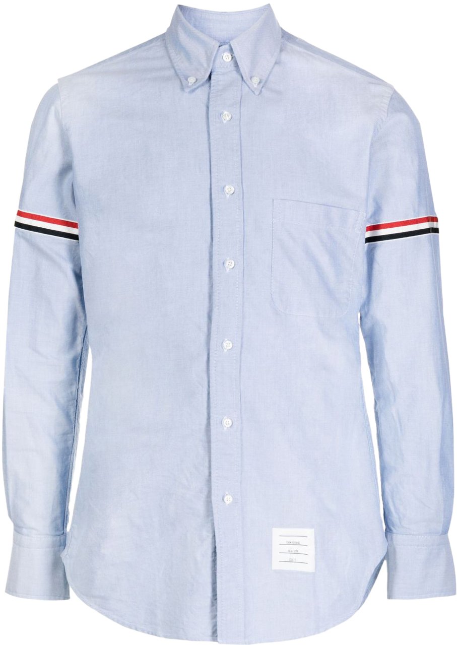 Thom Browne Shirts Clear Blue Blauw