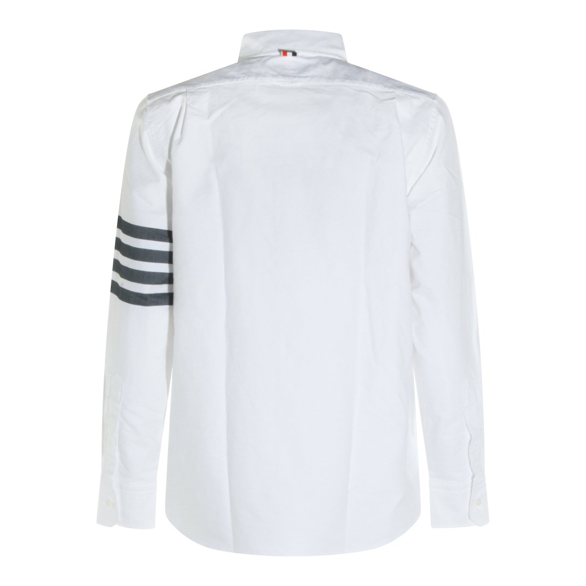 Thom Browne White 4-Bar Cotton Shirt Wit