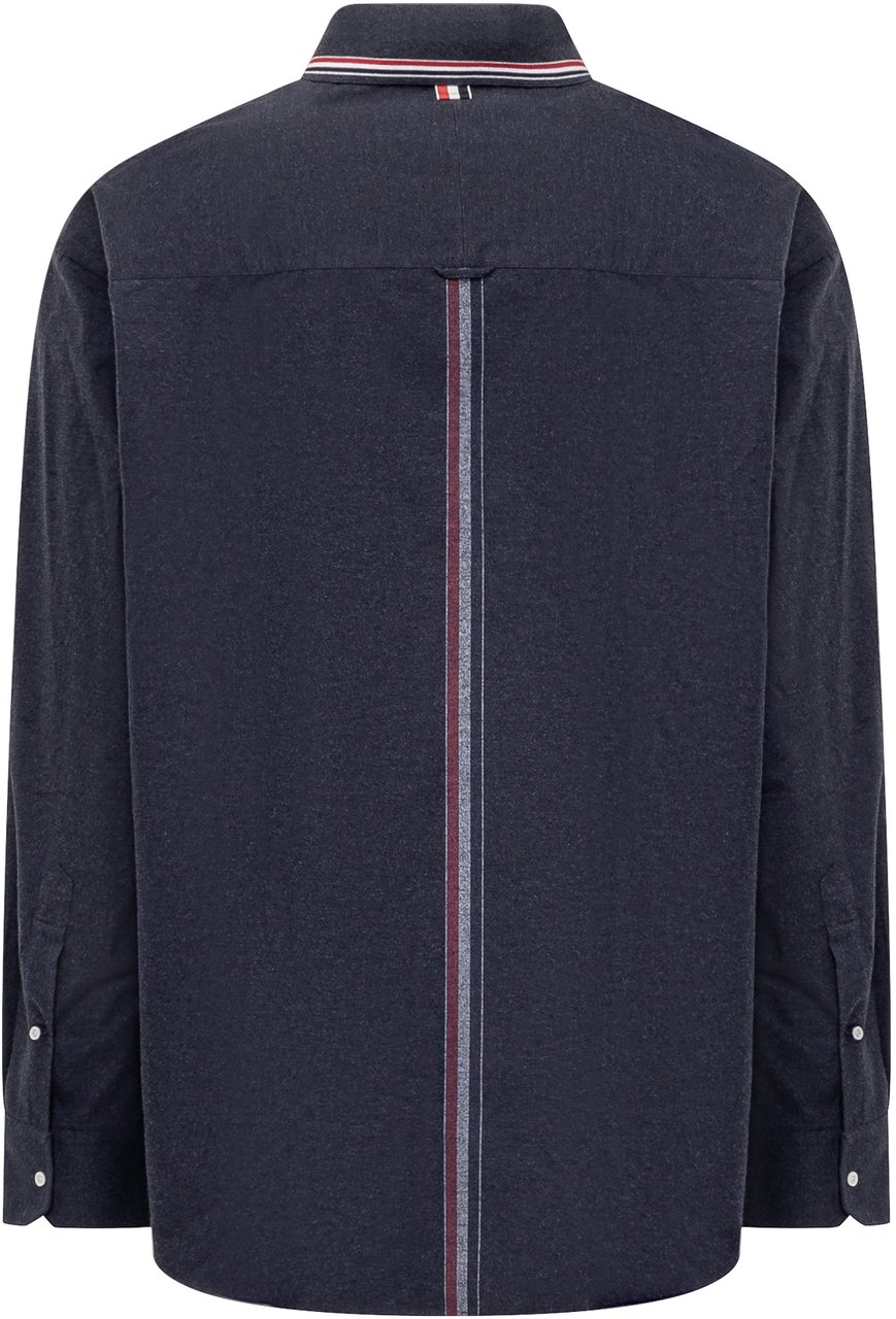Thom Browne Camicia Oversized Blauw