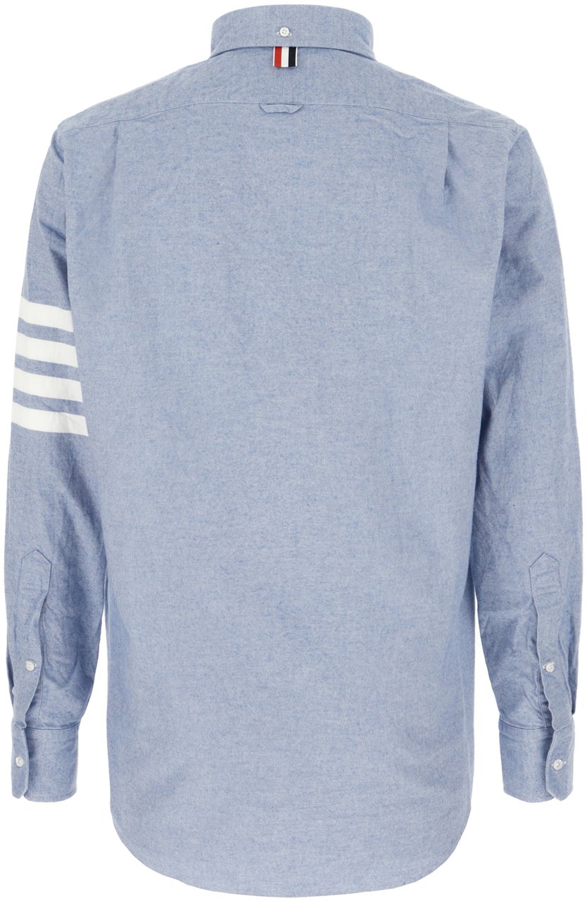 Thom Browne Thom Browne Light blue cotton shirt Lichtblauw