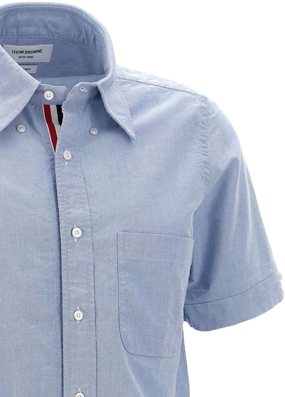 Thom Browne Shirts Clear Blue Lichtblauw