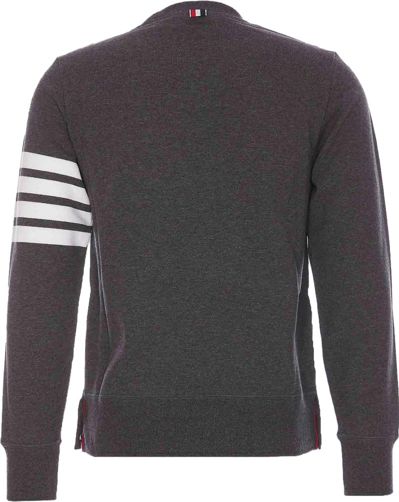 Thom Browne CLASSIC LOOPBACK 4 BAR SWEATER Donkergrijs