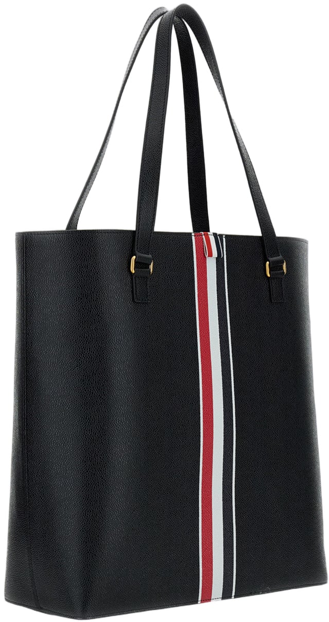 Thom Browne Vertical Tote Bag Zwart
