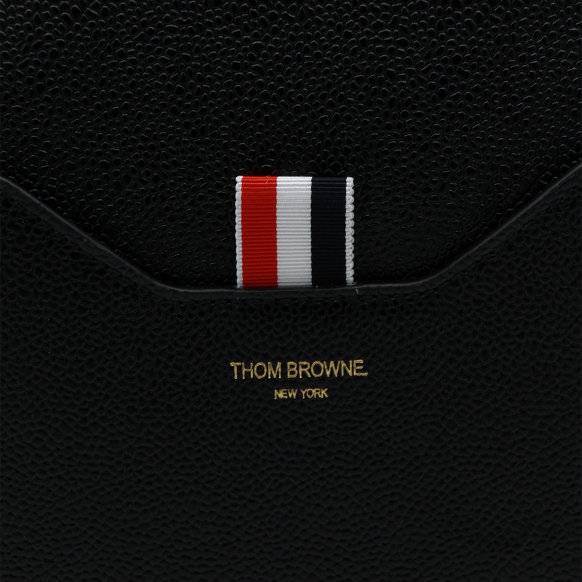 Thom Browne Structured Black Duffle Bag With Gold-Tone Hardware Zwart