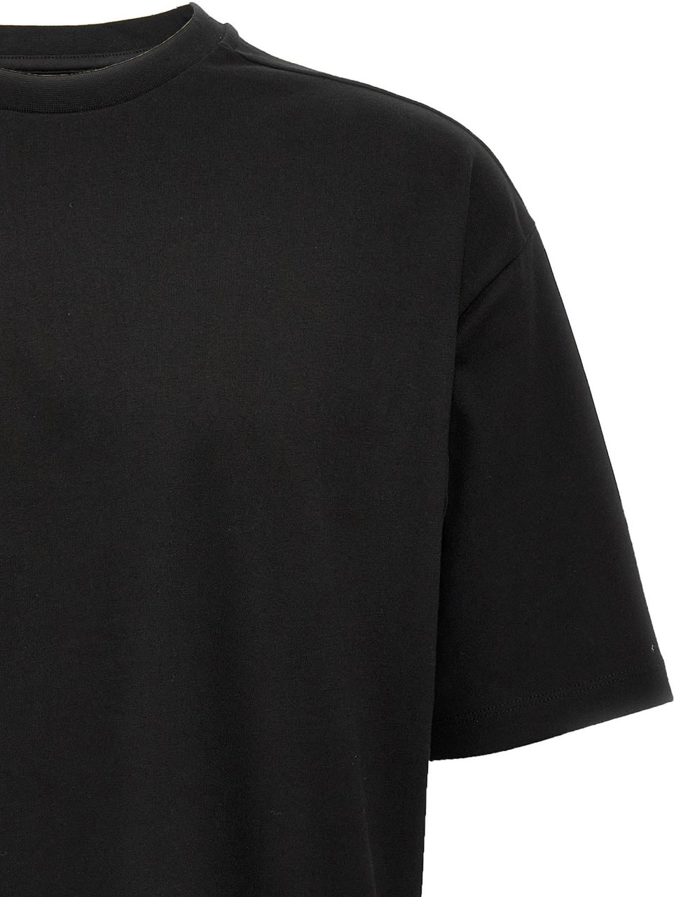 Thom Krom Black Cotton T-Shirt Zwart