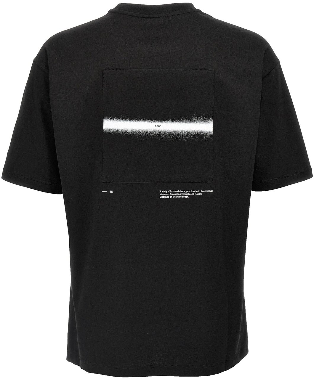 Thom Krom Black Cotton T-Shirt Zwart