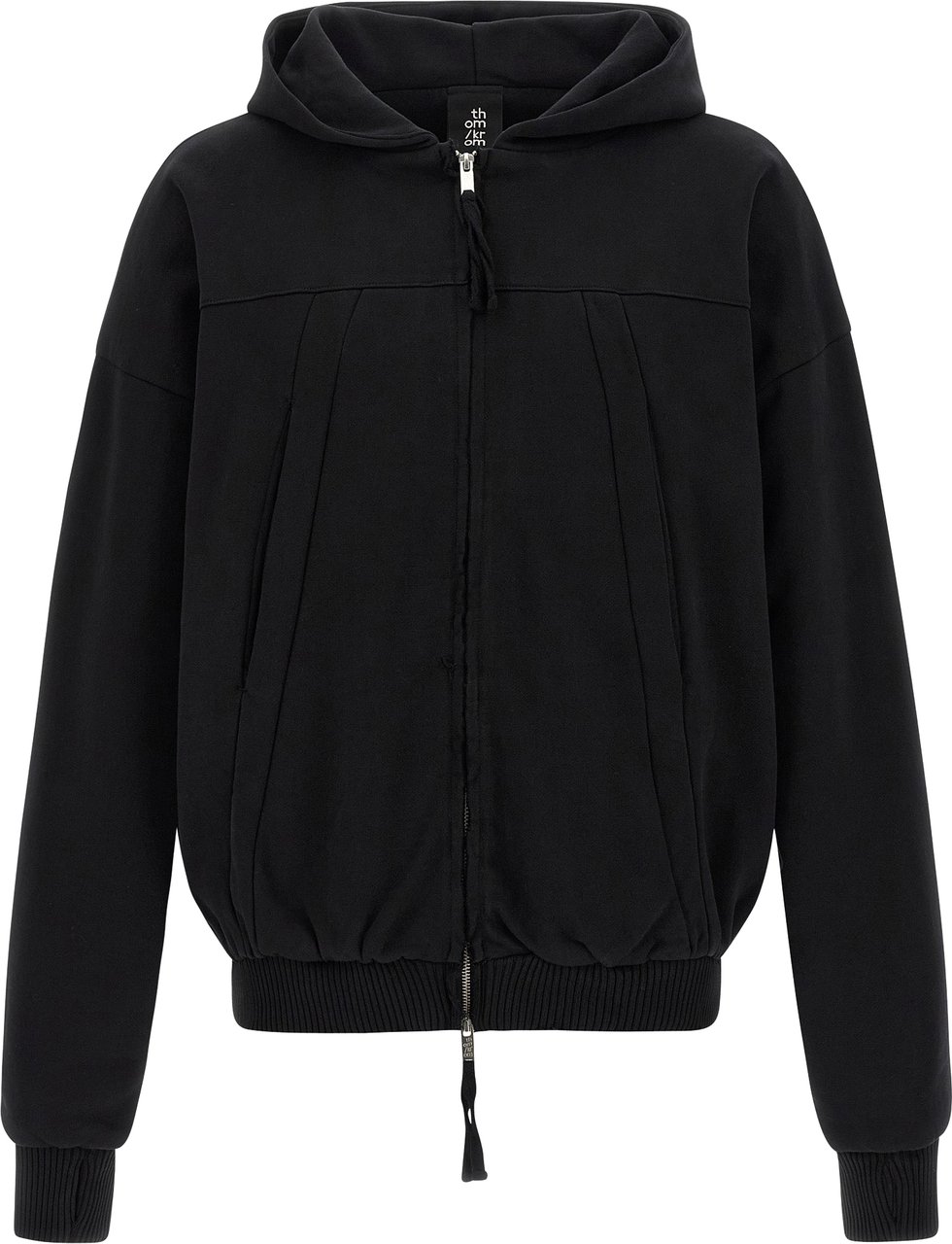 Thom Krom Black Cotton Sweatshirt Grijs