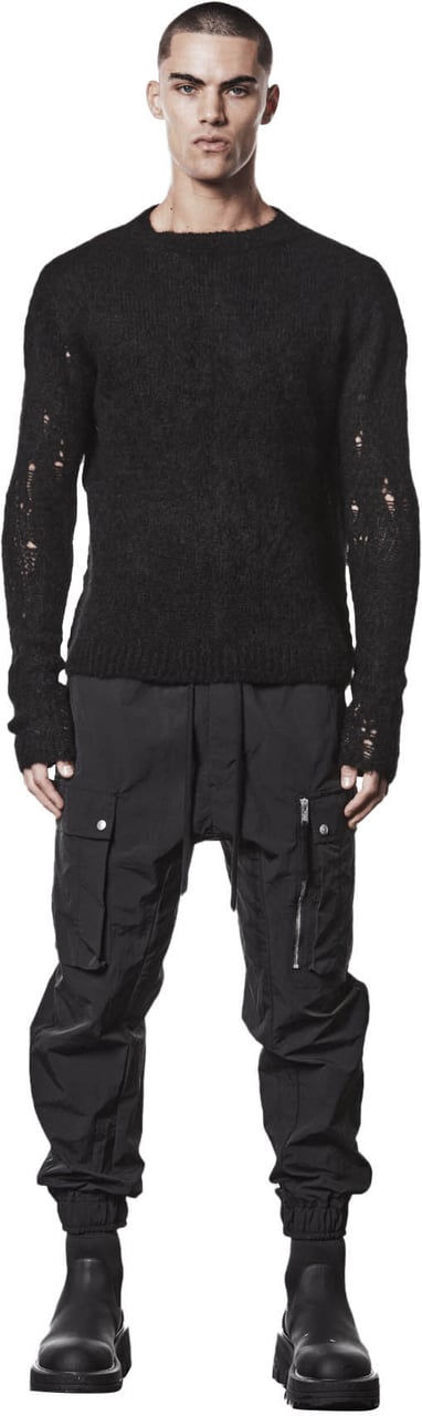 Thom Krom CREWNECK BLACK Zwart