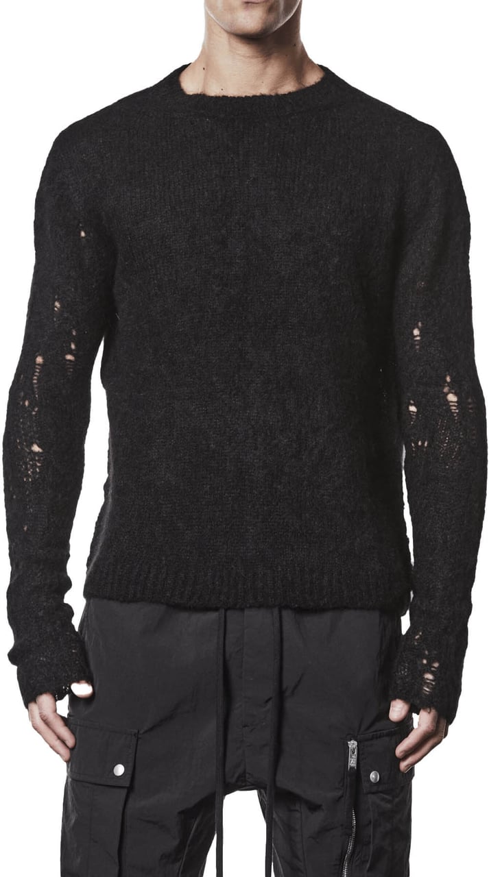 Thom Krom CREWNECK BLACK Zwart