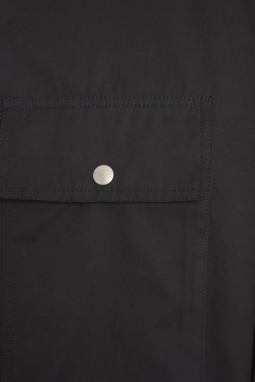 Thom Krom Shirt with chest pockets Zwart
