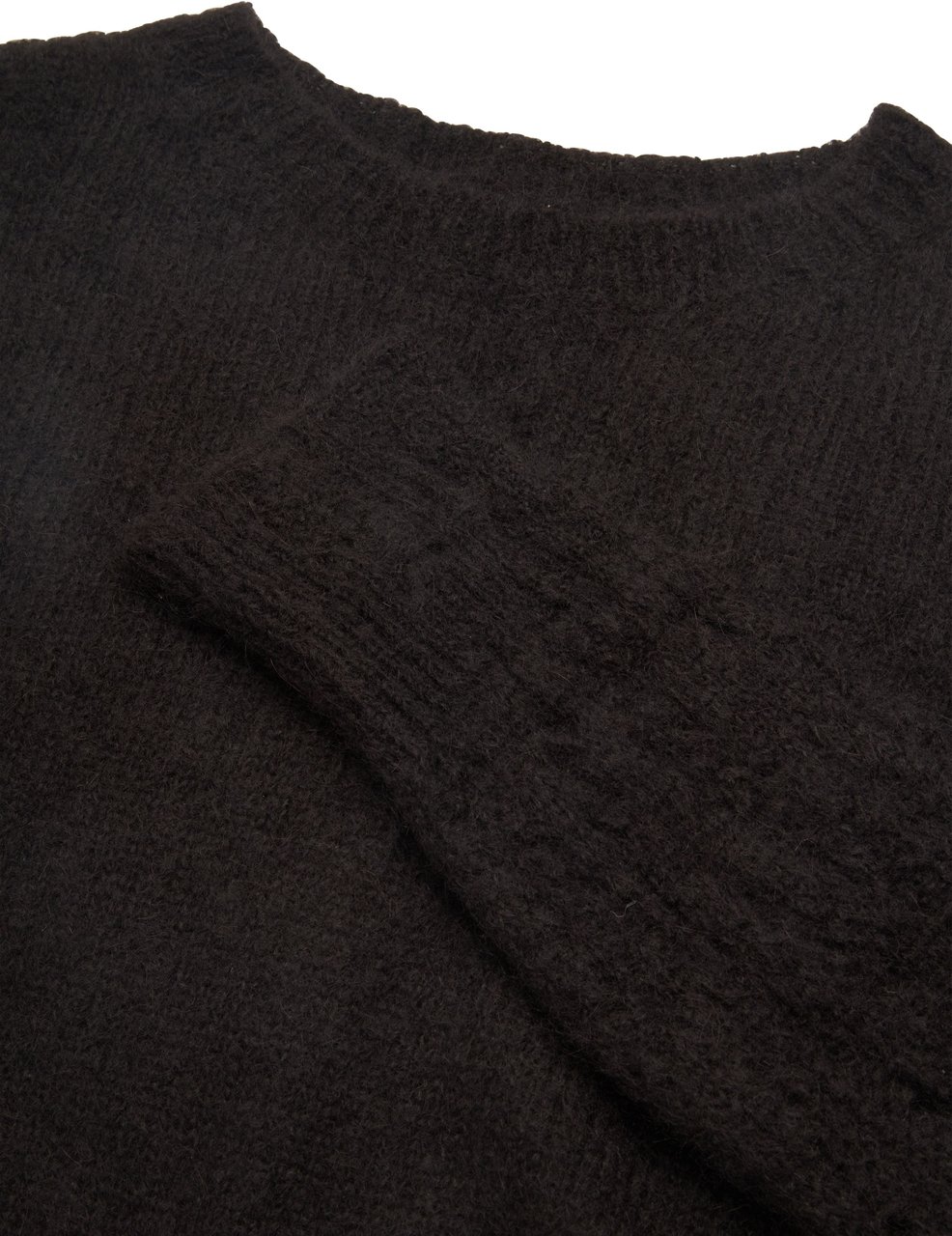 Thom Krom Sweater with destroyed look Zwart