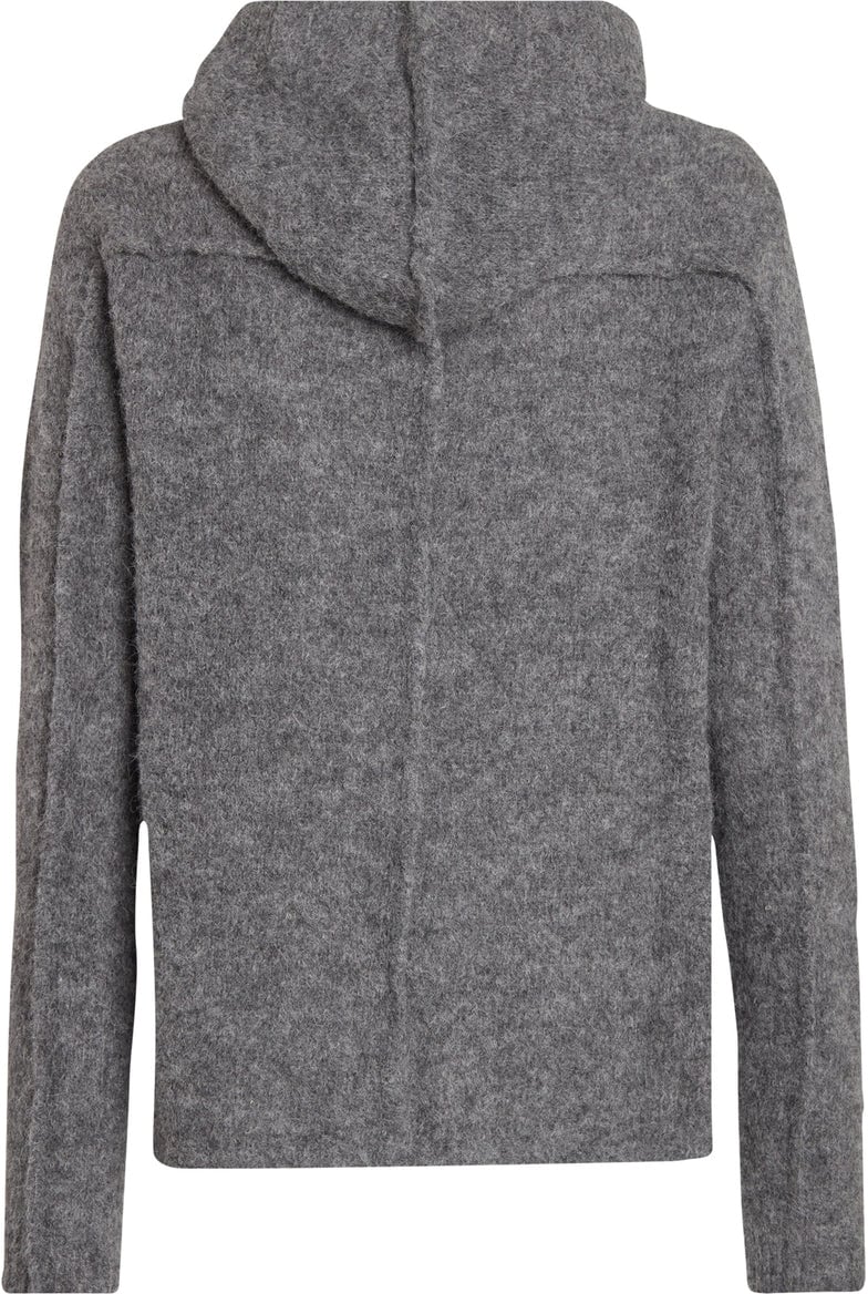 Thom Krom Knit sweater with hood Grijs