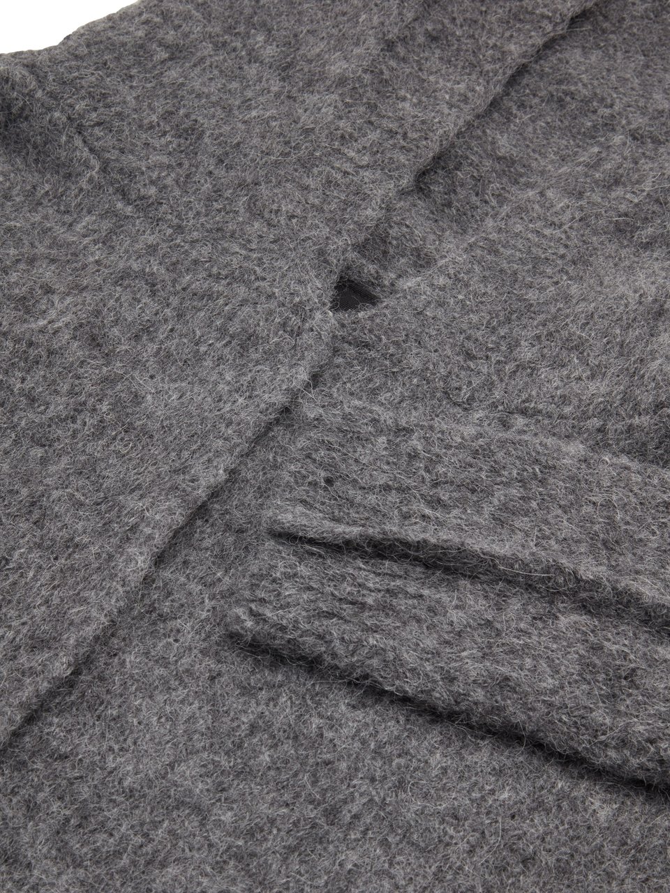 Thom Krom Knit sweater with hood Grijs