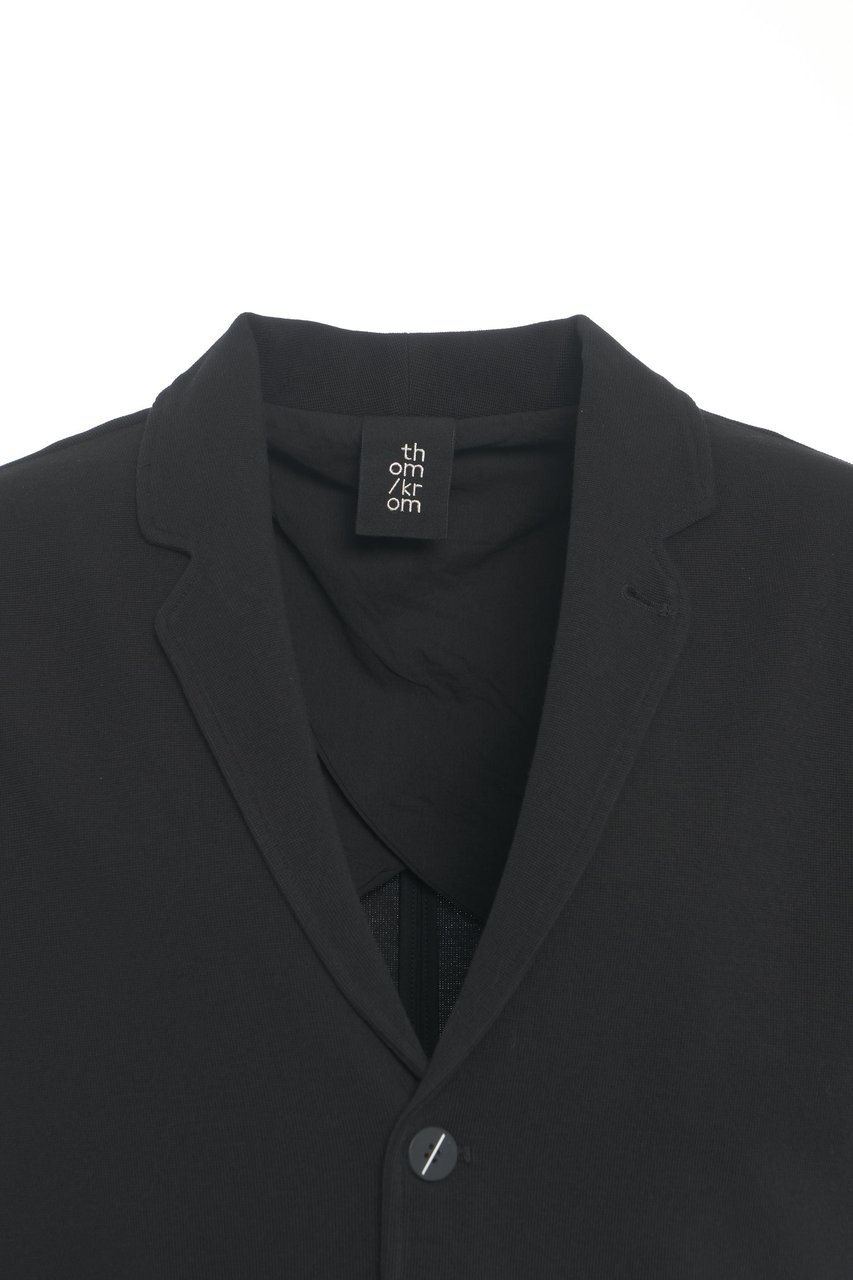 Thom Krom Knit single-breasted blazer Zwart