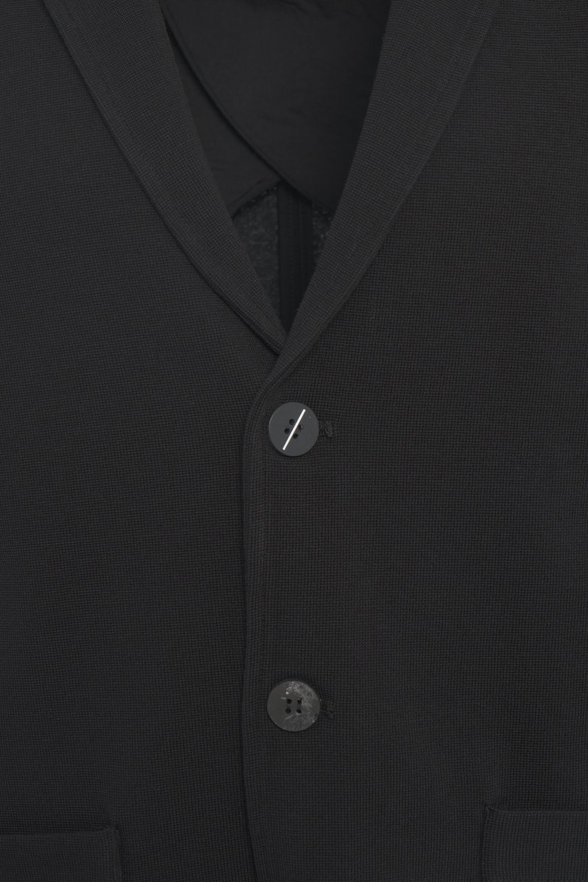 Thom Krom Knit single-breasted blazer Zwart