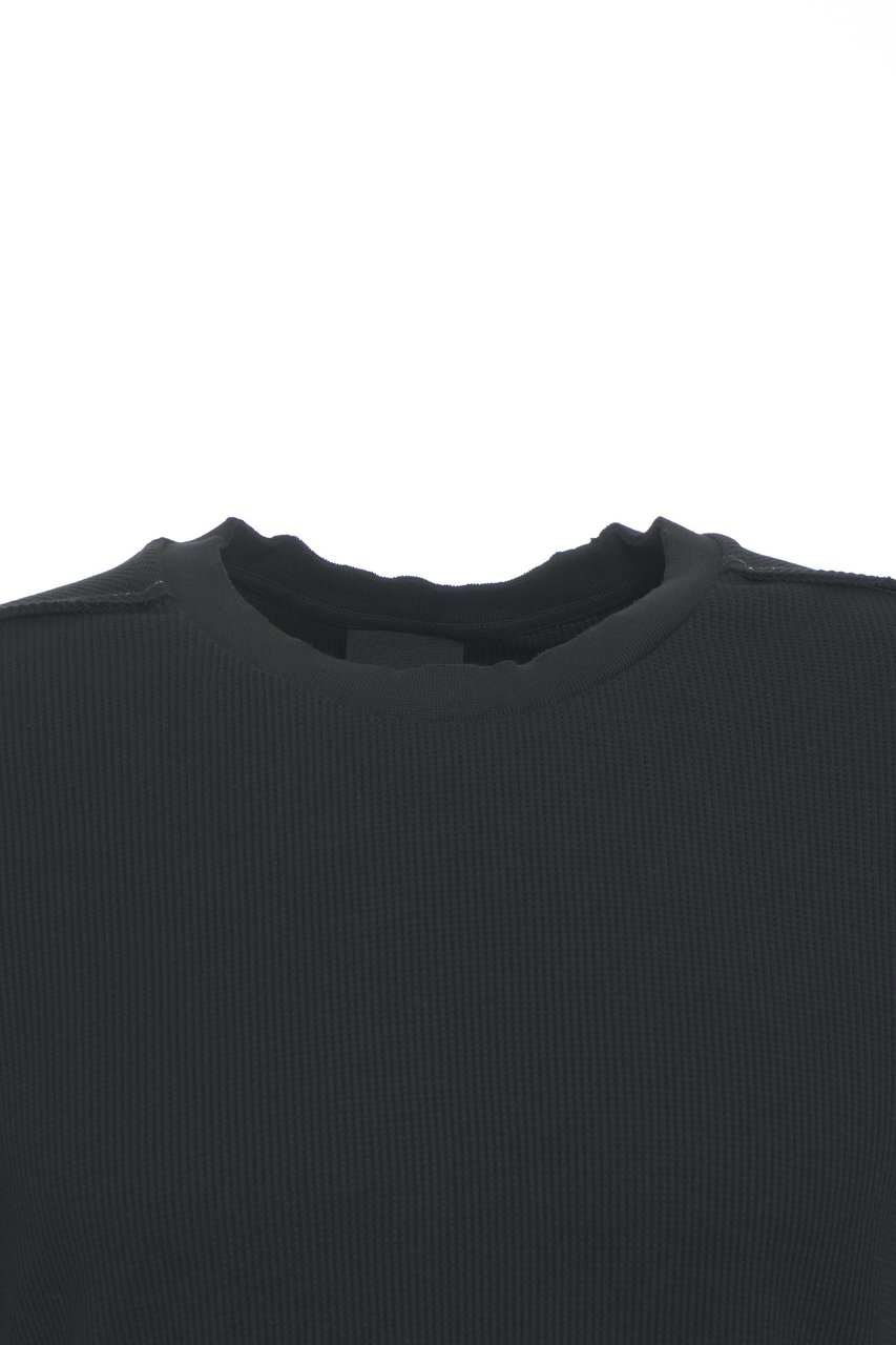 Thom Krom Knit sweater with thumbholes Zwart