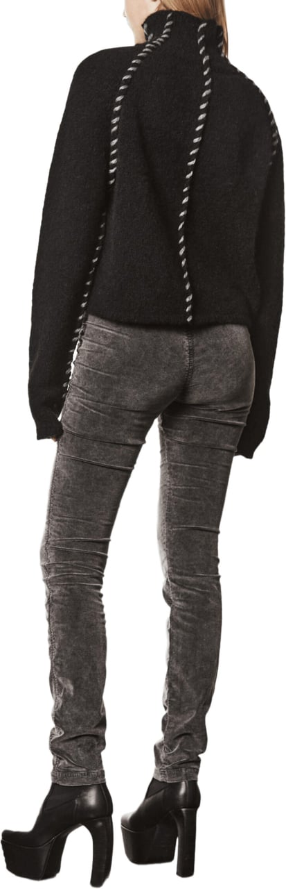 Thom Krom ROLLNECK BLACK Zwart