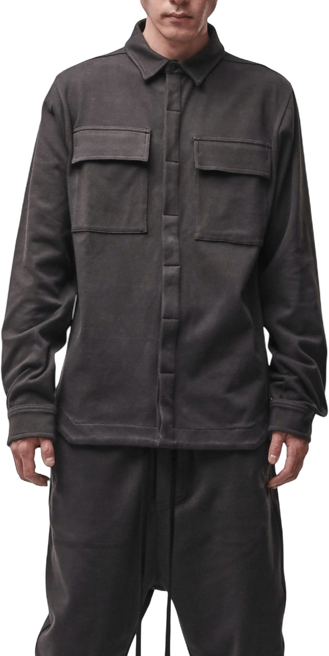 Thom Krom M H 183 SHIRT Donkergrijs