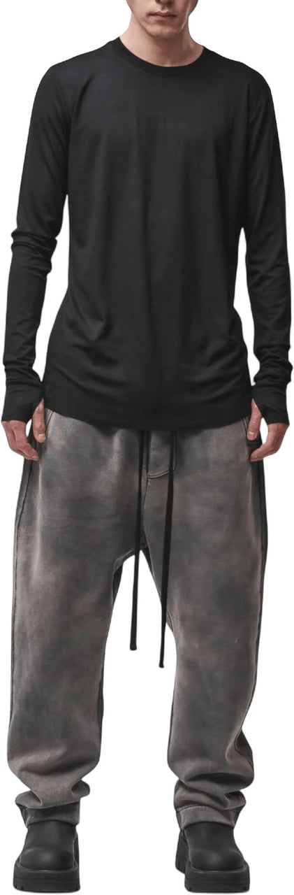 Thom Krom M TS 970 LONG SLEEVE T-SHIRT Zwart